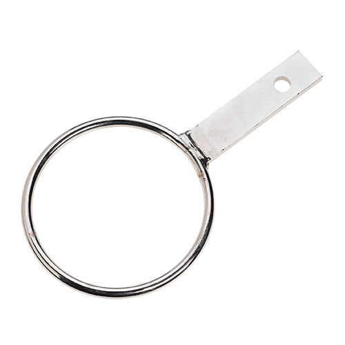 Porta Phon Holster a forma di anello in metallo per postazione da lavoro. Diametro: 8,8 cm