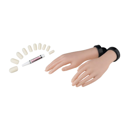 Modello Mani Per Scuola Sibel soft-touch per apprendere tecniche di manicure e massaggio delle mani.